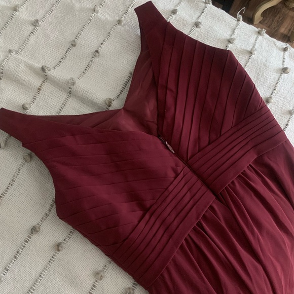 Azazie Pierrette Chiffon Floor Length Dress - Picture 3 of 7